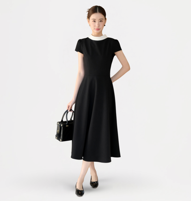 BLACK CLASSIC - Đầm đen dáng xòe thanh lịch công sở – Tôn dáng
