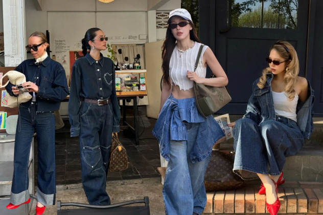 Tuyệt Chiêu Diện "Denim-on-Denim" Mùa Hè 2026: 4 Bí Kíp Chơi Màu Phụ Kiện Giúp Nàng Kaylin Sang Chảnh Hết Nấc