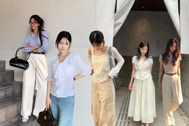 Bí kíp "cải lão hoàn đồng" qua phong cách ăn mặc! Kaylin bật mí 5 item thời trang hack tuổi cực đỉnh: Áo blouse trắng, đồ màu pastel ngọt ngào, quần trắng và be thanh lịch.