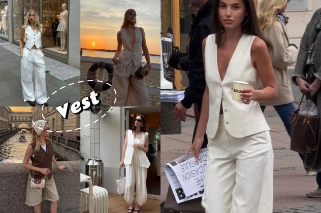 Hot Trend Hè 2026: Giải Mã Sức Hút Của Áo Gile - Mặc Theo Kiểu "Quiet Luxury" Đỉnh Cao Cùng Kaylin