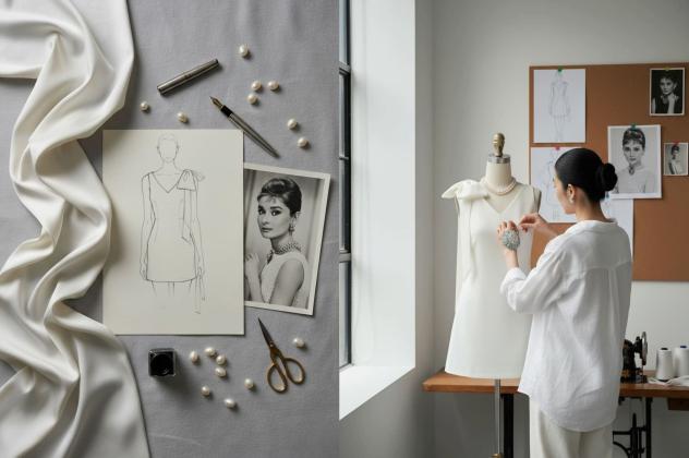 The Audrey Dress: Câu Chuyện Đằng Sau Thiết Kế Đầm Lụa Nơ Vai Của Kaylin